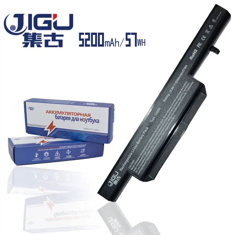 Аккумулятор JIGU для ноутбука Clevo моделей C4500BAT 6 C4500BAT6 B4100M B4105 B5100M B7110 C4100 C4500 C4500Q C5100Q