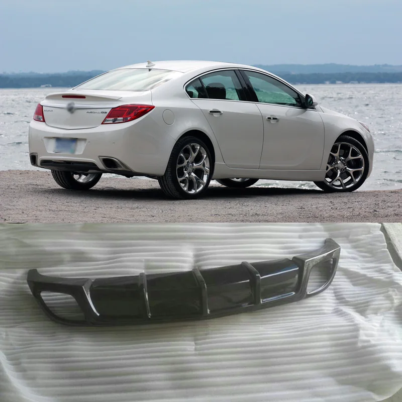 

Carbon Fiber Rear Body Kit Bumper Lip Spoiler Modification Shark Fin Underbody Diffuser For Buick Regal GS 2009-2016