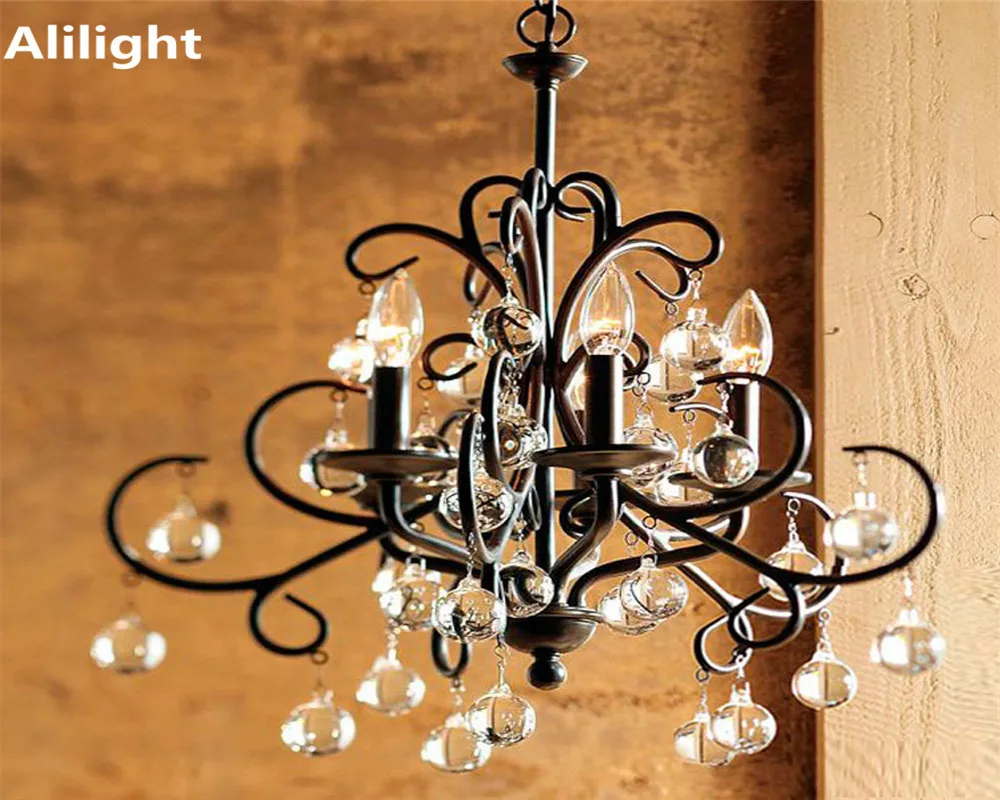 Elegant Luxury Vintage Crystal Chandelier Lighting Fixtures Retro Metal Fancy Lamp for Restaurant Dining Living Room Decor Light (1).jpg