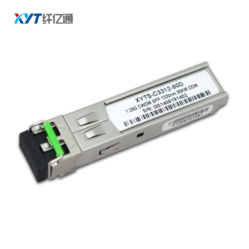 Optica Модуль Mini-GBIC 1,25 ГБ/сек. 1470nm 1430nm 1550nm 1290nm CWDM SFP 80 км SFP оптический модуль LC разъем