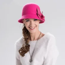 Новое поступление, зимняя теплая шапка, дамская модная шерстяная шляпа, для взрослых, теплые купола, плоская шапка, подарок на год, B-7348