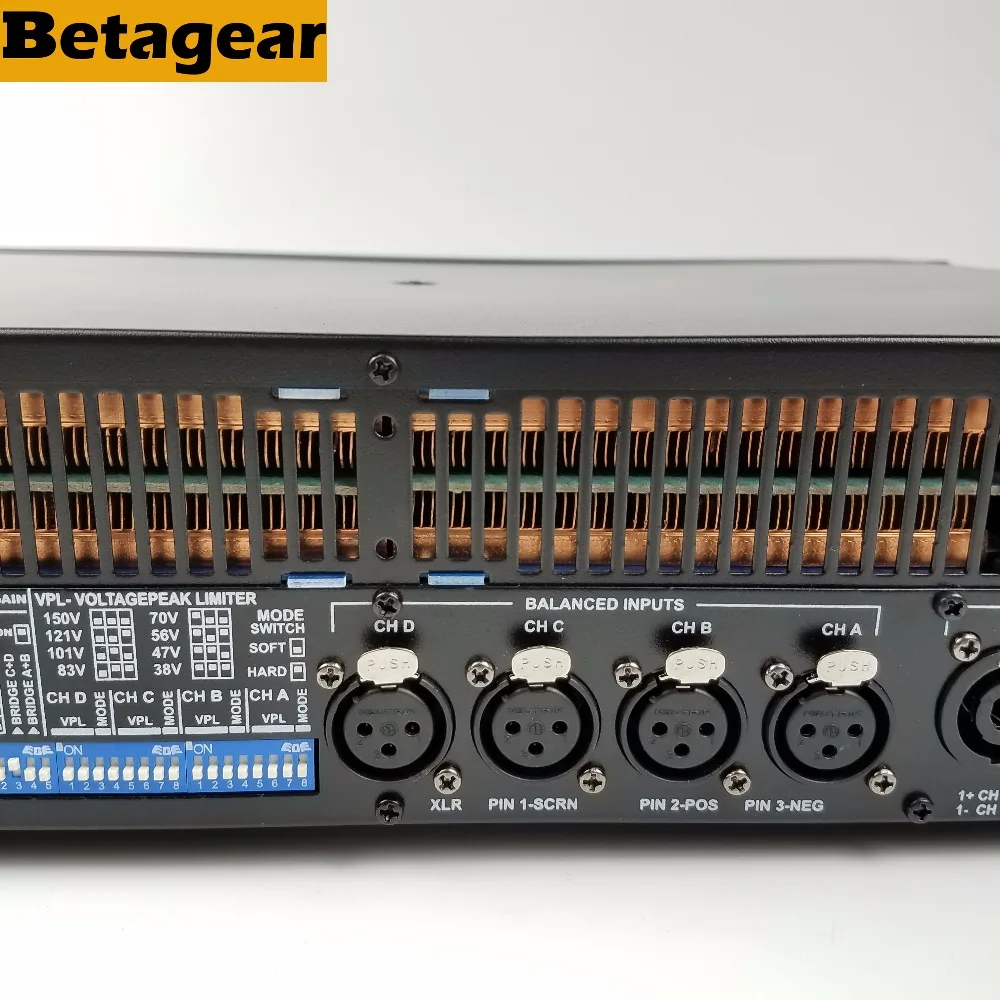 Betagear PF 10000q 2500W* 4 канала Усилитель мощности Профессиональный fp сабвуфер усилитель линейного массива усилители аудио усилитель