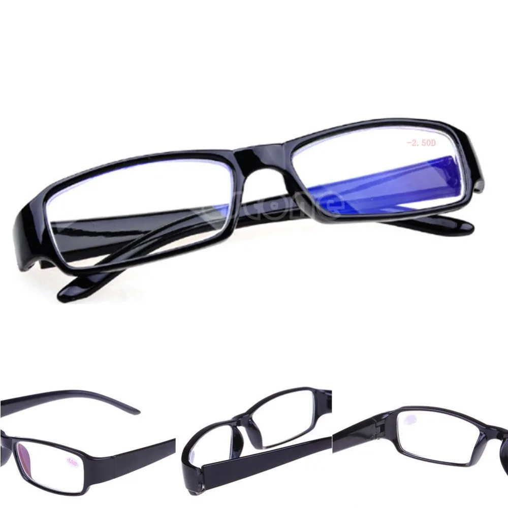 1 шт Новые черные очки оправы очки от близорукости-1-1,5-2-2,5-3-3,5-4-4,5-5-5,5-6 рождественские подарки