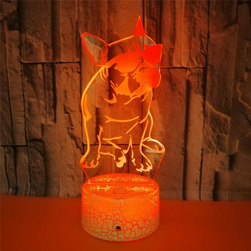 dog 3D night light (2)