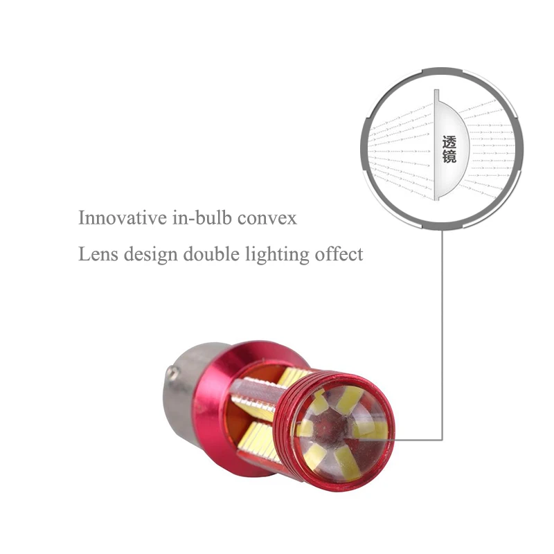 2x1156 P21W Canbus без ошибок 12В для чипов Cree LED Автомобильная Лампа заднего вида AUDI S3 S4 RS4