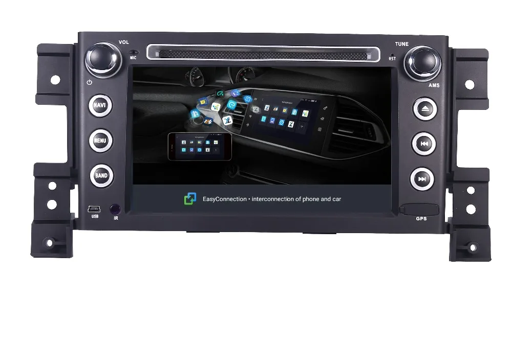 Top 7" IPS Android 8.1 Car Stereo for suzuki grand vitara dvd gps radio Wifi 3G Bluetooth SD OBD Mirror Link Steering wheel Control 4