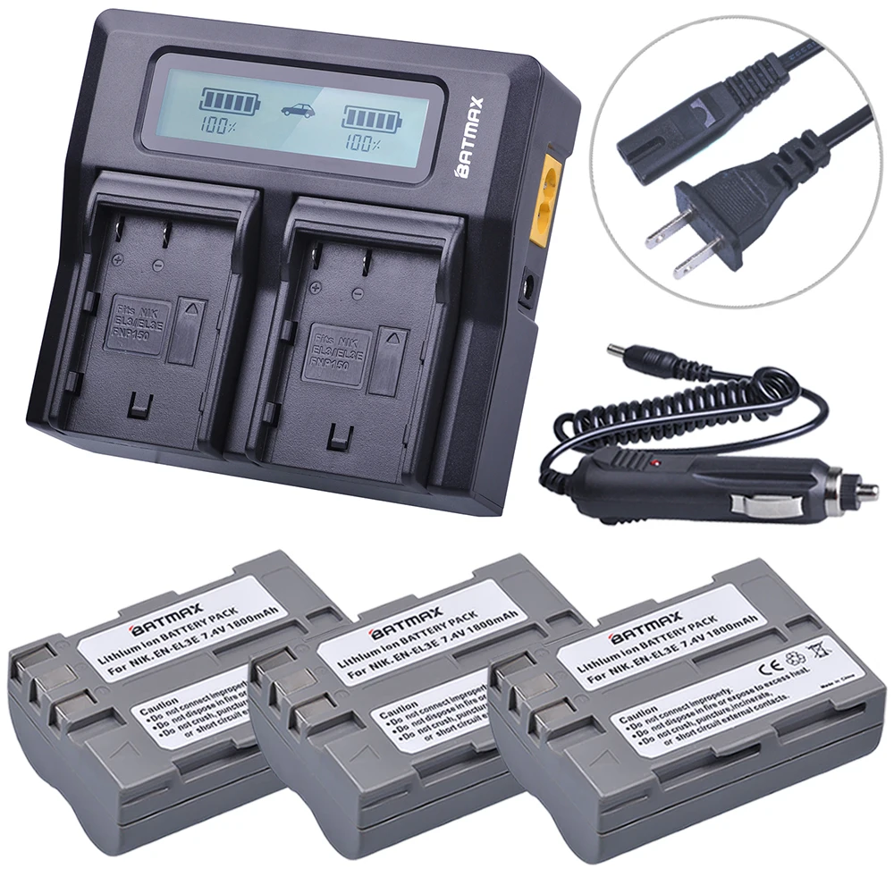 Аккумулятор для Nikon ENEL3e D300 D100 D200 D700 D70S D80 D90 D50|Цифровые аккумуляторы| |