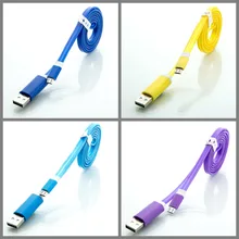 1M/3FT LED Light Micro USB Cable Luminous Data Sync Cord For android Xiaomi samsung For iphone 5 6 6plus 7 Charging cables Wire