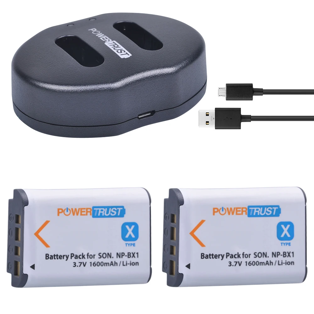 2 шт. 1600 мА · ч|np bx1 battery|np bx1charger sony np-bx1 |