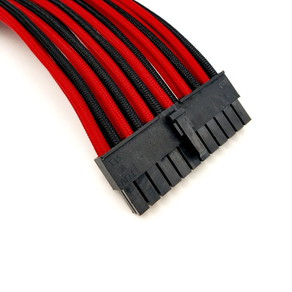 

Male to Female Power Extension Cables use for 24Pin Motherboard / 18AWG 24Pin Power Extension Cables / 27.5cm Transfer Cable