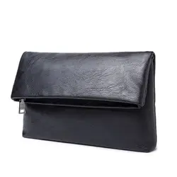 Новая мода для мужчин складной сумки Бизнес Досуг Сумка портфели прочный износостойкие кожаные совместимый pad ipad