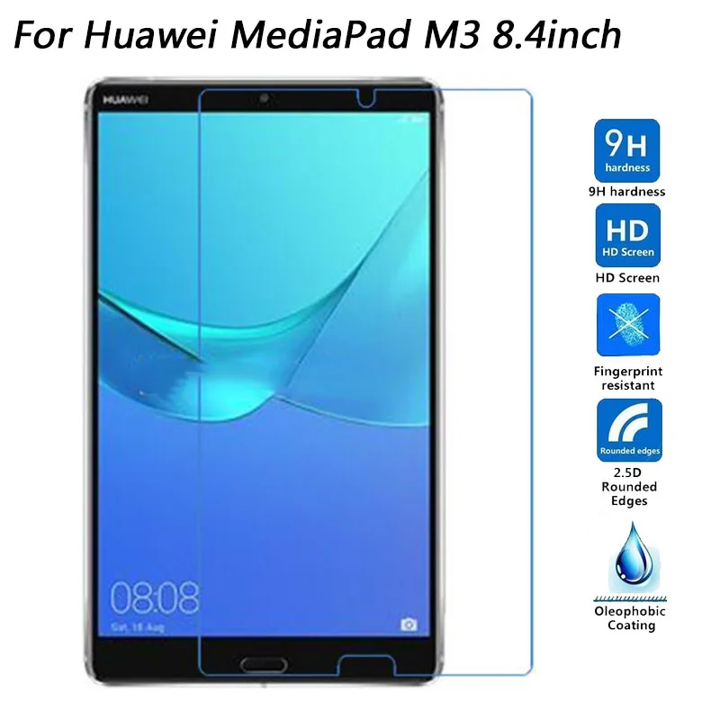 Протектор экрана из закаленного стекла для Huawei Mediapad M5 8 4 SHT-AL09 SHT-W09 / 10 CMR-AL09 CMR-W09