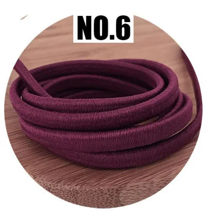 Meetee 5/10/20M 5mm Thickened Color Elastic Rope Rubber Band Thick Elastic Band DIY Head Rope Belt Sew Scrapbooking Accessories - Цвет: NO6