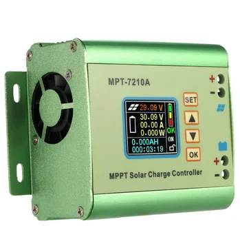 

10A MPPT Solar Charge Controller Battery Regulator with LCD Color Display 24/36/48/60/72V with DC-DC Boost Charge Function