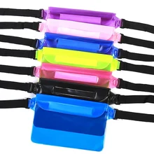 Водонепроницаемый сухой пакет на открытом воздухе плавание дрейфующих Водонепроницаемый мешок сухой мешок ПВХ талии чехол для телефона хранения защитная сумка