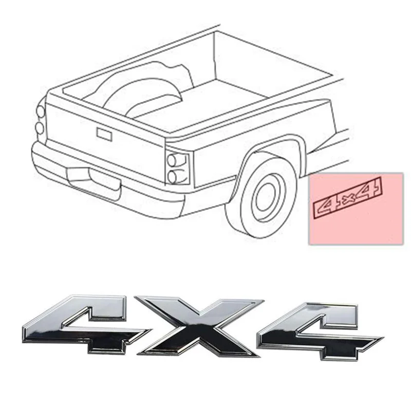 3 шт./компл. для Dodge Ram 4X4 Mopar значок задней двери заводская табличка, эмблема 55277438AA