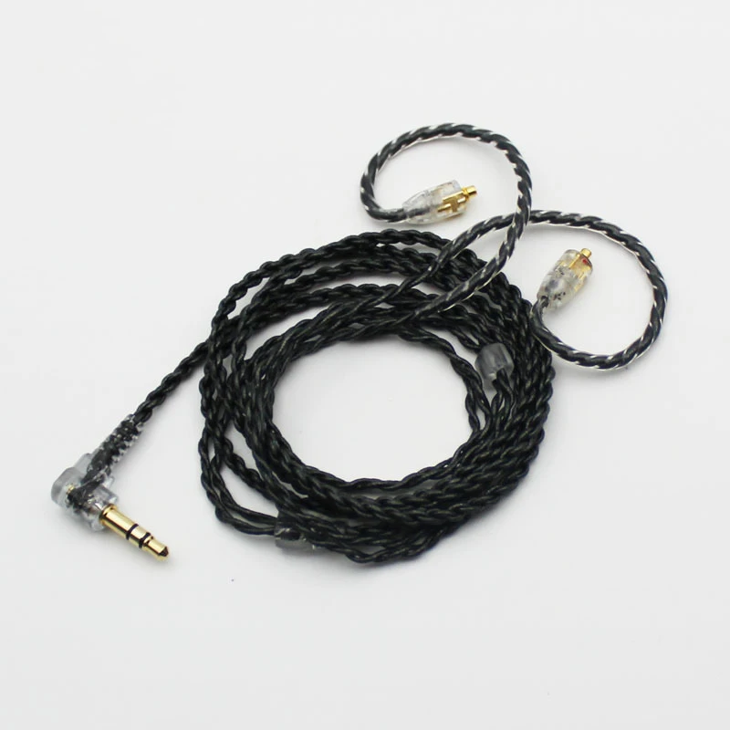 4 ядра MMCX кабель 3 5 мм для Shure Se215 Se535 Se846 Ue900 Универсальная гарнитура стерео Бас