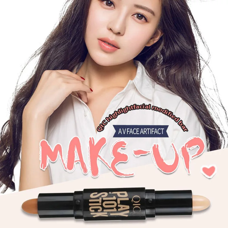 

Dual Ended Corrector Contour Stick Highlighter Pen 3D Face Makeup Concealer Contouring Cosmetic Drop Ship