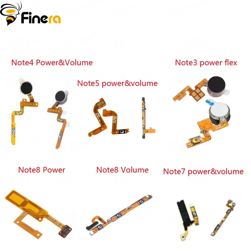 

For Samsung Galaxy Note3/Note4/Note5/Note7/Note8 Power Flex Switch On / Off Button Flex Cable Ribbon