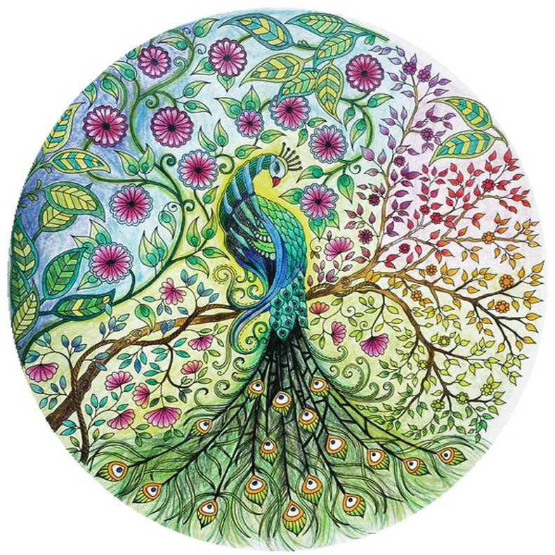 

5D diamond painting cross stitch peacock animal Modern DIY needlework full round diamond embroidery mosaic rhinestones painting