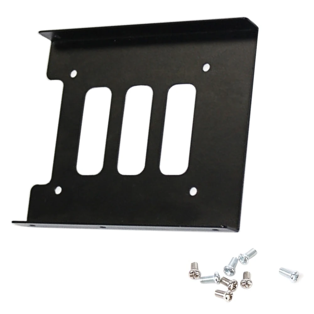 

Bevigac 2.5inch SSD HDD to 3.5 inch Metal Mounting Adapter Bracket Stand Dock Hard Drive Holder for PC Desktop with 8 pcs Screws