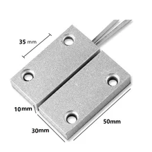 Металлические Проводные магнитный датчик двери переключатель для системы контроля доступа сигнализации