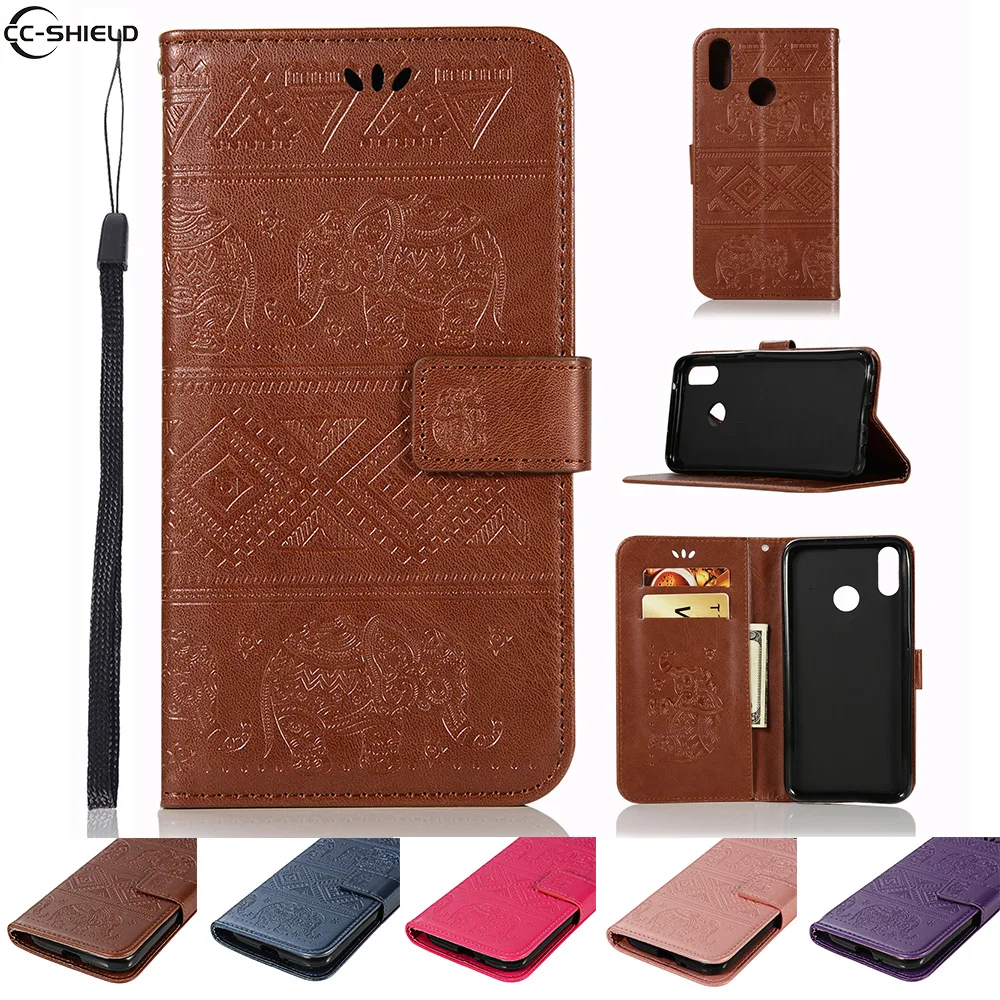 

Flip Coque for Huawei Y9 2019 JKM LX1 LX3 Y9(2019) Elephant Case Leather Cover for Huawei Y 9 2019 JKM-LX1 JKM-LX3 KM-LX2 Case