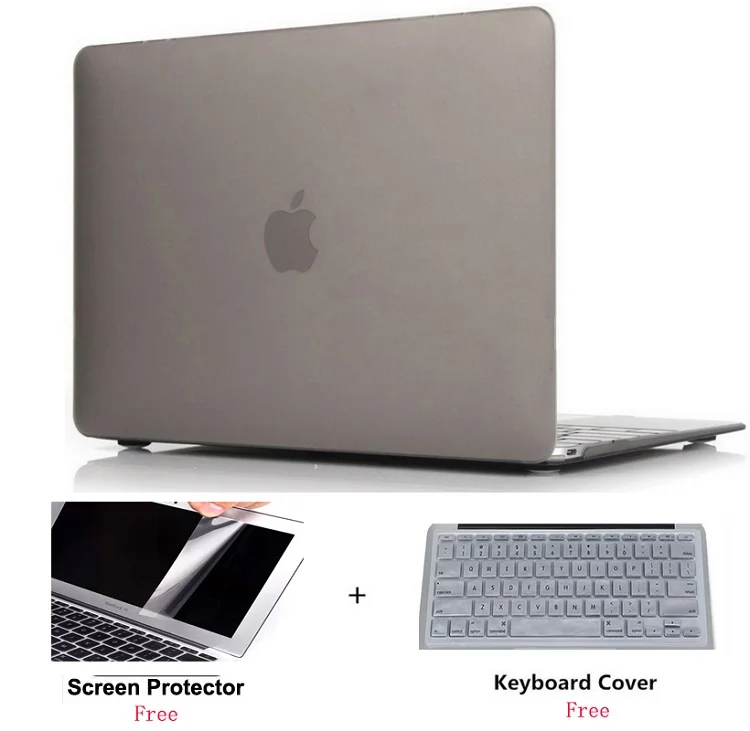 Прорезиненный Жесткий Чехол для Apple MacBook Air 11 13 Retina Pro Touch Bar 12 15 дюймов|Сумки и чехлы