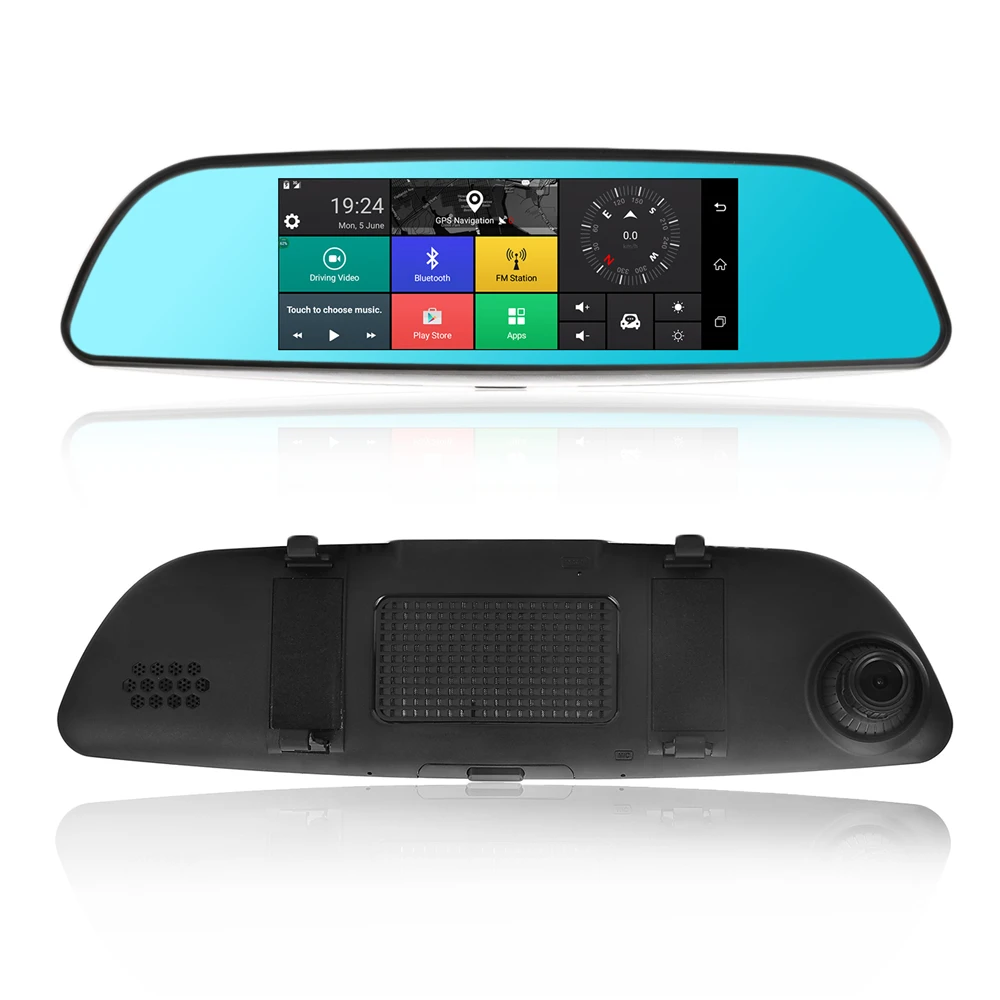 7'' HD 1080P Car Mirror Monitor DVR (9)