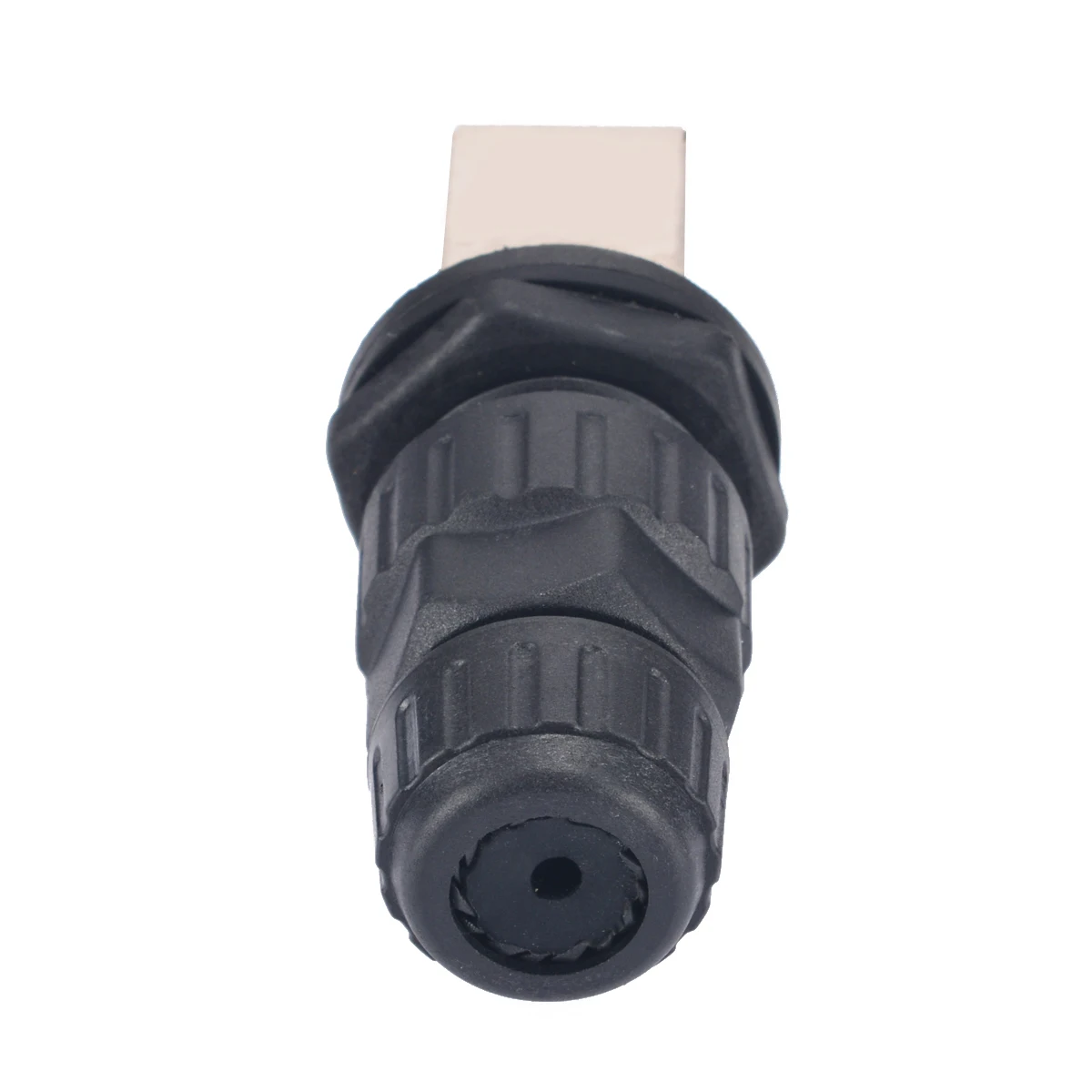 1pc RJ45 Interface IP68 Network Waterproof Connector Durable Pluggable Transposon Connectors 10mm Hole 8 Core For Outdoor AP Box