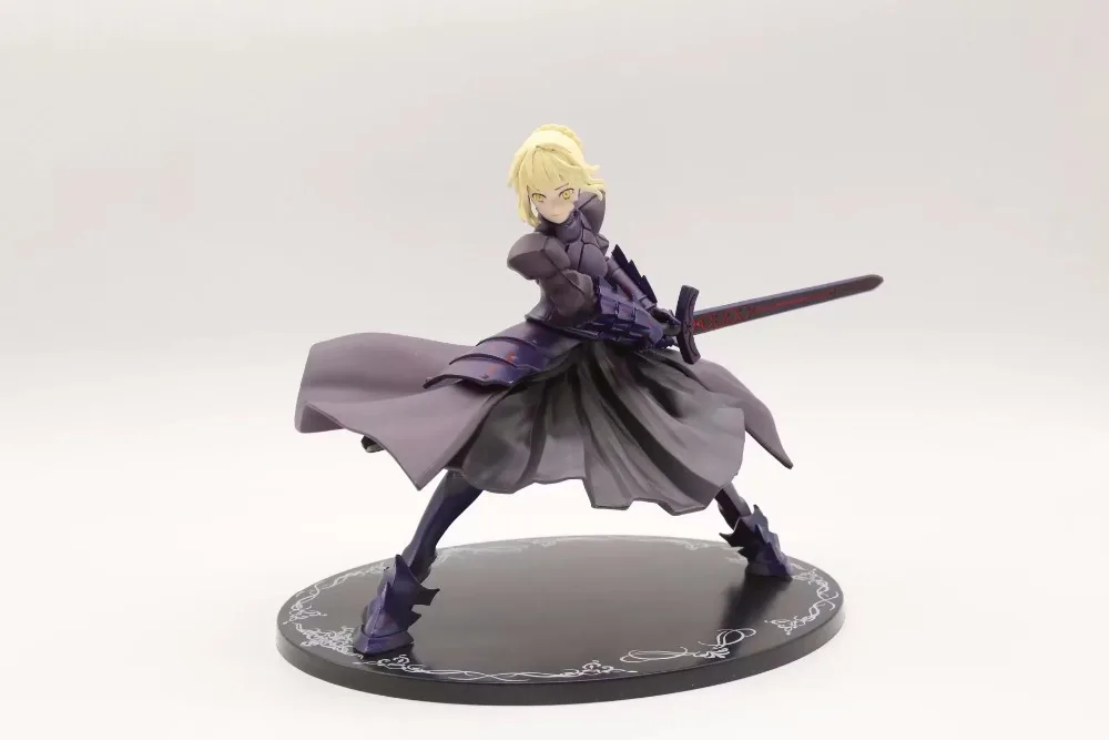 

HKXZM Anime Figure 20CM Fate/Stay Night Saber Alter Fighting Ver. PVC Figure Colletible Toys Model Gift