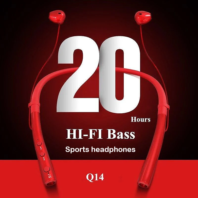 

Sport Wireless Bluetooth Headphone Fashion Headset Stereo Gaming Headset Bluetooth Earphone Headset with Mic For phones Intkoot