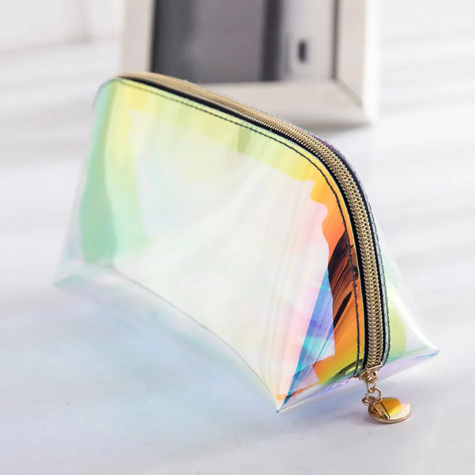 جديد الثلاثية الأبعاد حقيبة النساء يوم براثن محفظة 2019 الليزر للماء غسل أحمر الشفاه حقيبة ستيريو حقيبة مستحضرات تجميل شفافة