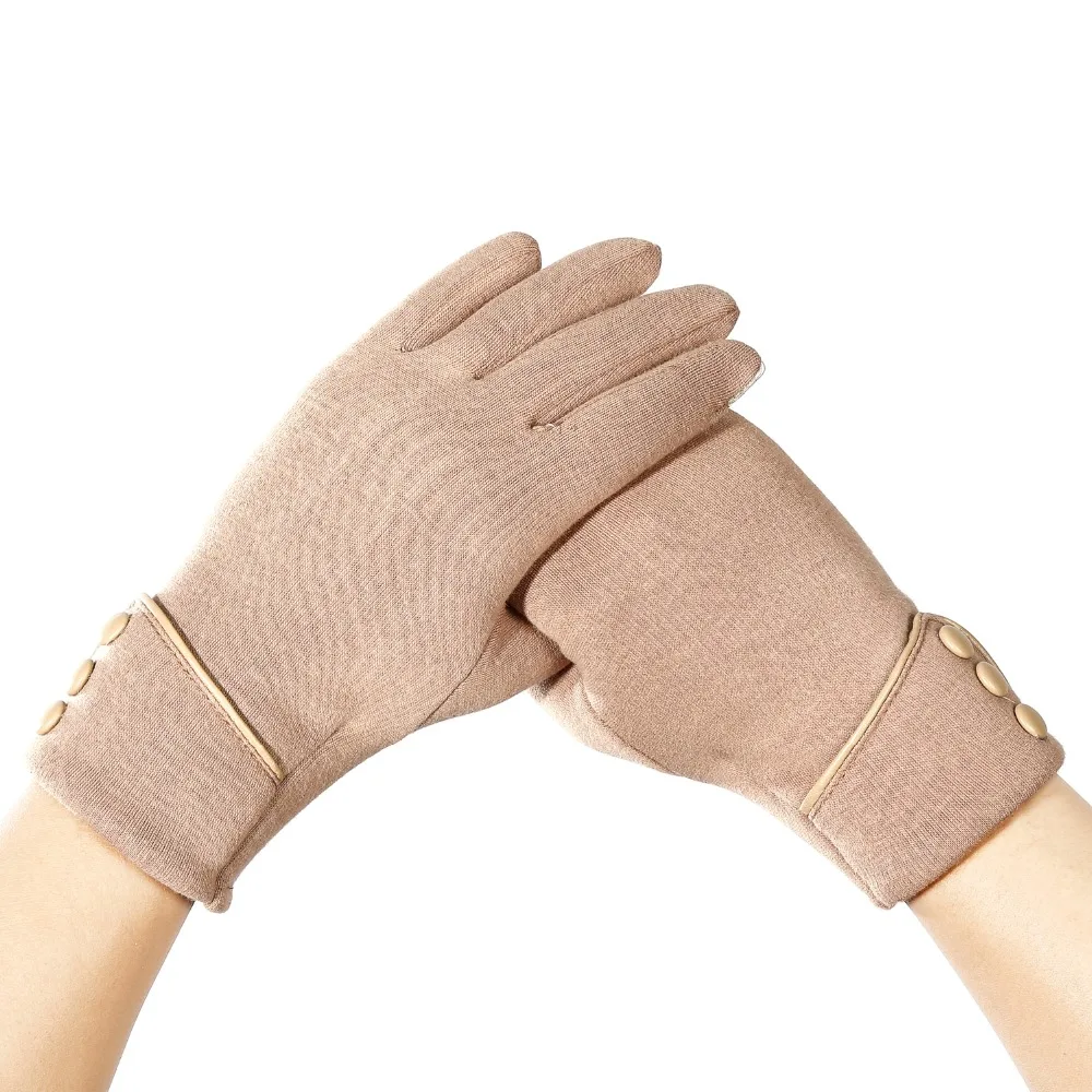 

Solid Women Touch Screen Winter Warm Gloves Full Finger Comfortable Ladies bycicle Glove Windproof Glove guantes ciclismo verano