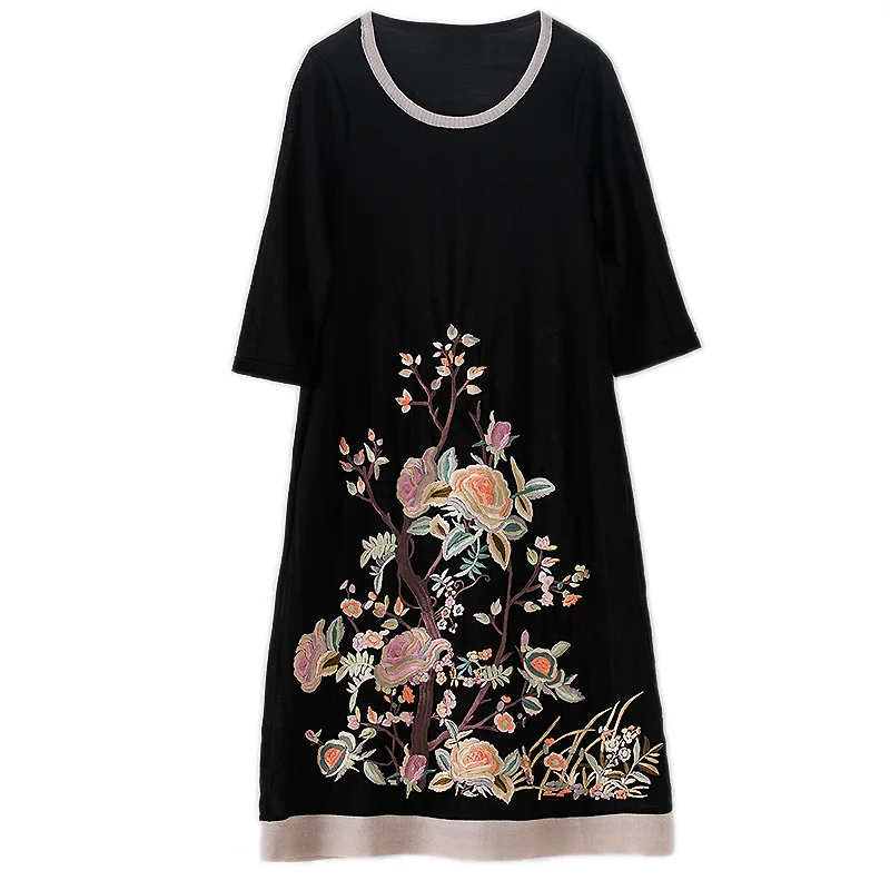 High Quality Brand Plus Size Autumn Dress 2020