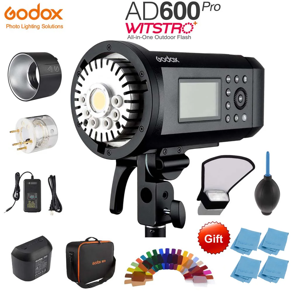 Godox AD600 Pro WITSTRO все в одном Внешняя вспышка AD600Pro литий-ионная батарея TTL HSS со