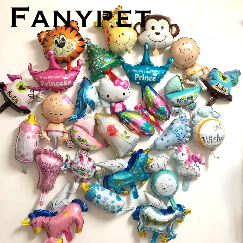 

50pcs/lot mini boy/girl balloons baby shower helium balloons for baby birthday party weddong decoration globos mylar ballons