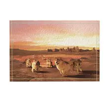 Дикий Животные волка работает в пустыне Декор коврик для ванной на нескользящей подошве коврик подъездах передней дверной коврик