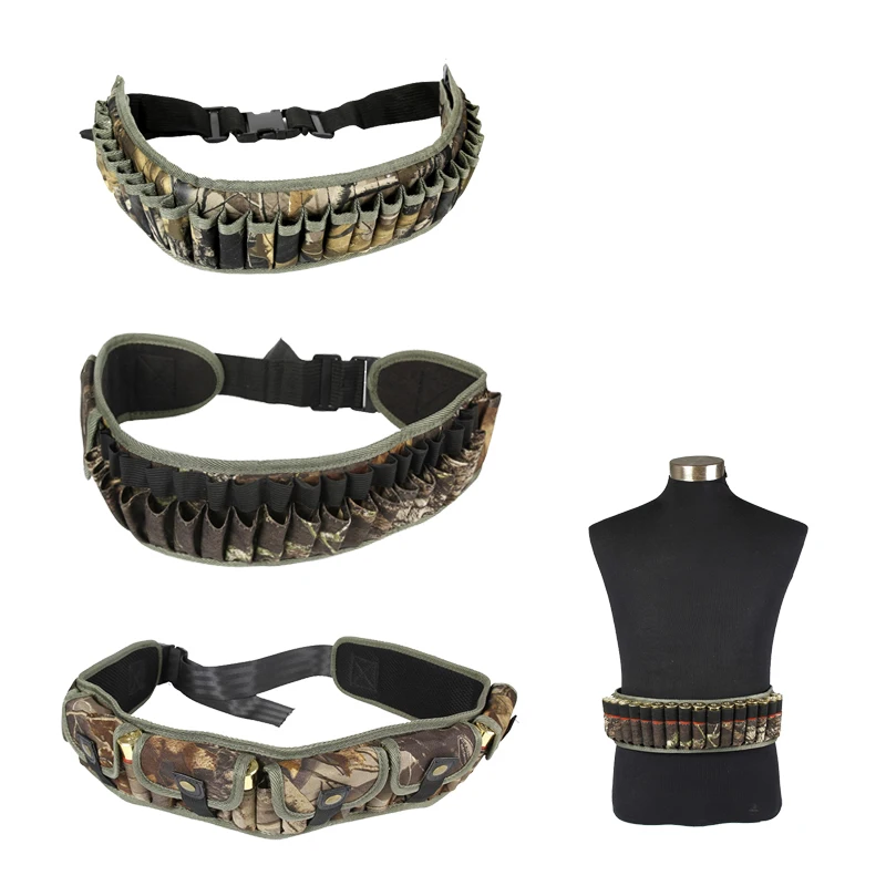 

Shooting Hunting Molle Gun Shell Bandolier Belt Airsoft Tactical Shoulder Cartridge Waist Pouch 12GA Ammo Magazine Holster
