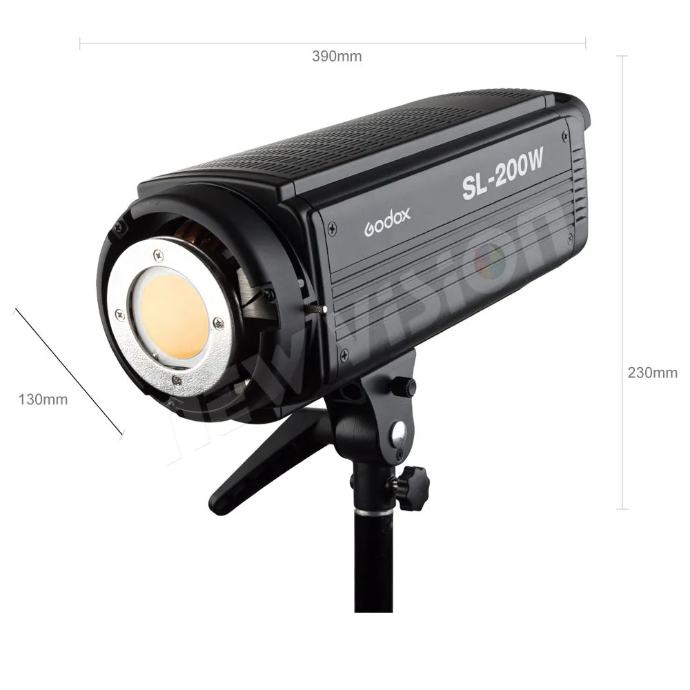 Godox SL-200W 200Ws 5600K студийный светодиодный светильник непрерывного освещения для фото и видео с пультом дистанционного управления, DHL