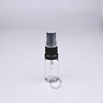 

Free Shipping 10ml Sample Perfume Bottles Travel Bottlel Cosmetic Portable Mini Oil Bottle Spray with Black Plastic Pump
