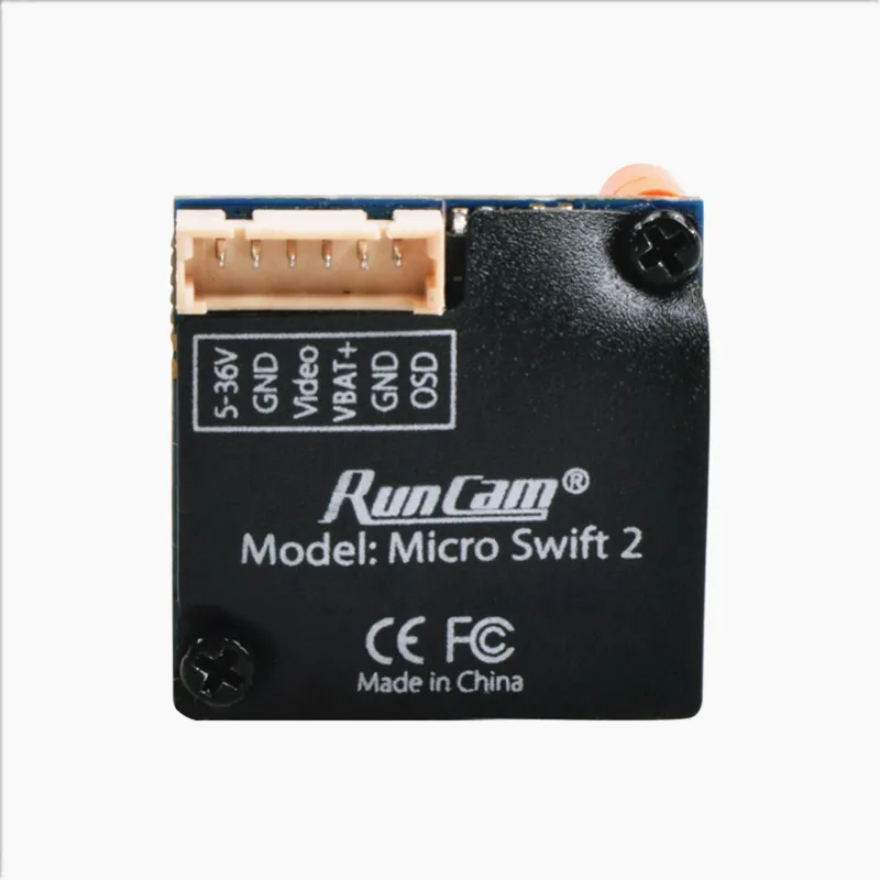 Новинка RunCam Micro Swift 2 600TVL 1 мм/2 3 мм FOV 160 / 145 градусов 1/3 дюйма CCD FPV камера со