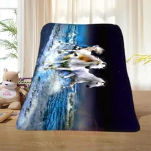 P#135 Custom Horse#44 Home Decoration Bedroom Supplies Soft Blanket size 58×80,50X60,40X50inch SQ01016@H+135