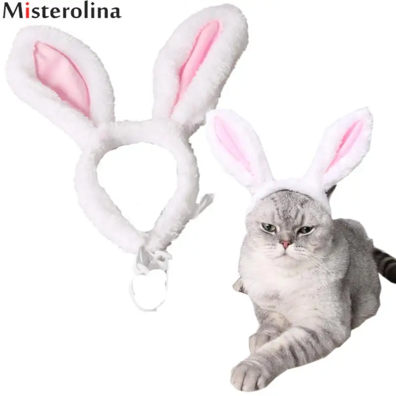 Buy Cute Puppy Dog Car Headband White Plush Rabbit Ear