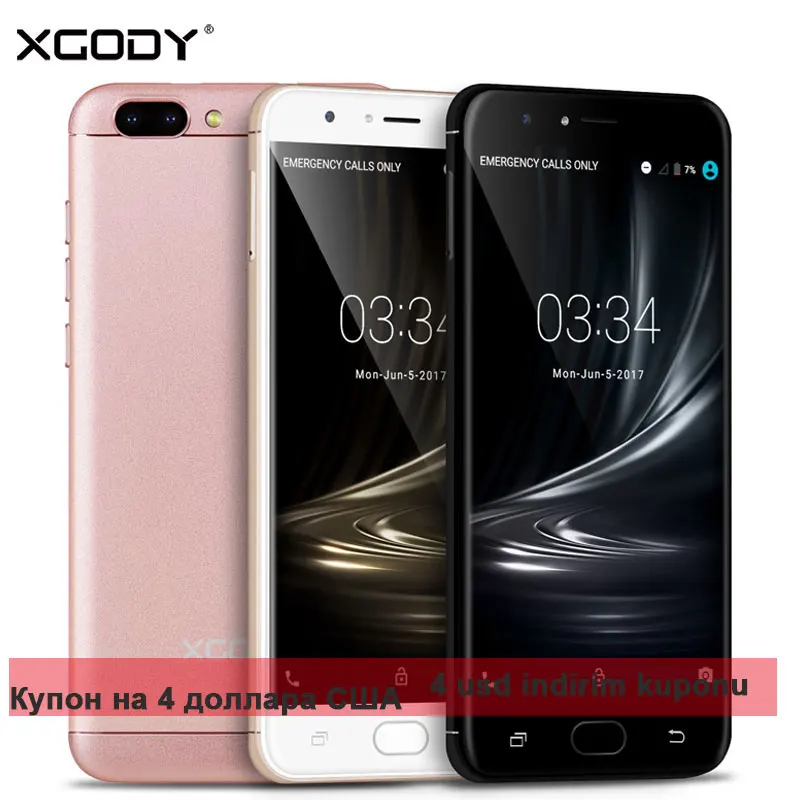bilder für XGODY D18 5,5 Zoll HD IPS 4G Smartphone 1 GB RAM 16 GB ROM Quad Core 3000 mAh Unterstützung GPS 2SIM Telefon Celular Setzte telefon bilder für XGODY D18 5,5 Zoll HD IPS 4G Smartphone 1 GB RAM 16 GB ROM Quad Core 3000 mAh Unterstützung GPS 2SIM Telefon Celular Setzte telefon