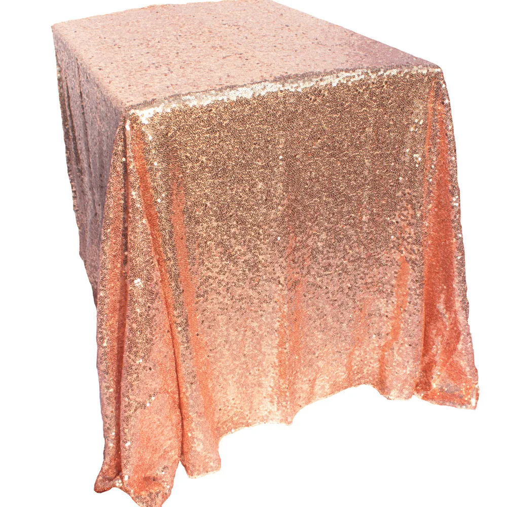 

cheap 228 X 335cm rectangular Sequin Sparkly Glamorous Table cloth Cover Fabric diy For Wedding Party home Banquet Decorations