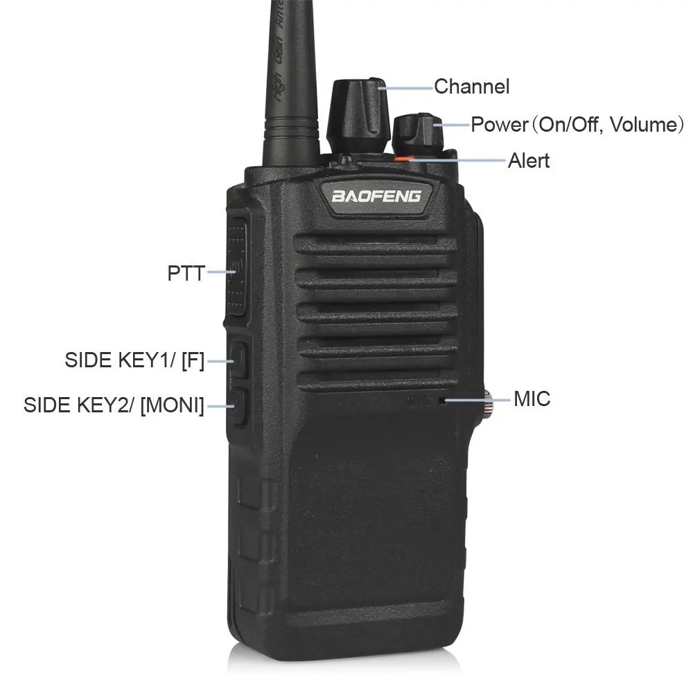 BAOFENG BF-9700 8 Вт IP67 водонепроницаемый двухсторонний радиоприемник UHF400-520MHz fm-приемопередатчик с аккумулятором 2800 мА · ч, радиоприемник, рация