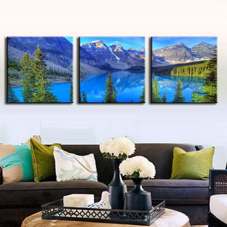 Canvas-Wall-Art-Pictures-Modern-Framework-Living-Room-Decor-3-Pieces-Alps-Mountains-Blue-Lakes-HD (1)