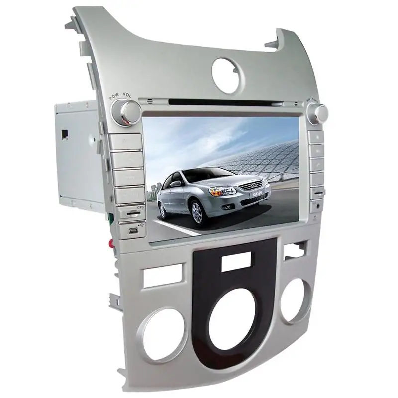 Cheap 8" Car DVD player with GPS(opt),audio Radio stereo,USB/SD,AUX,car multimedia for KIA CERATO Forte 2008 2009 2010 2011 2012 (AT) 8