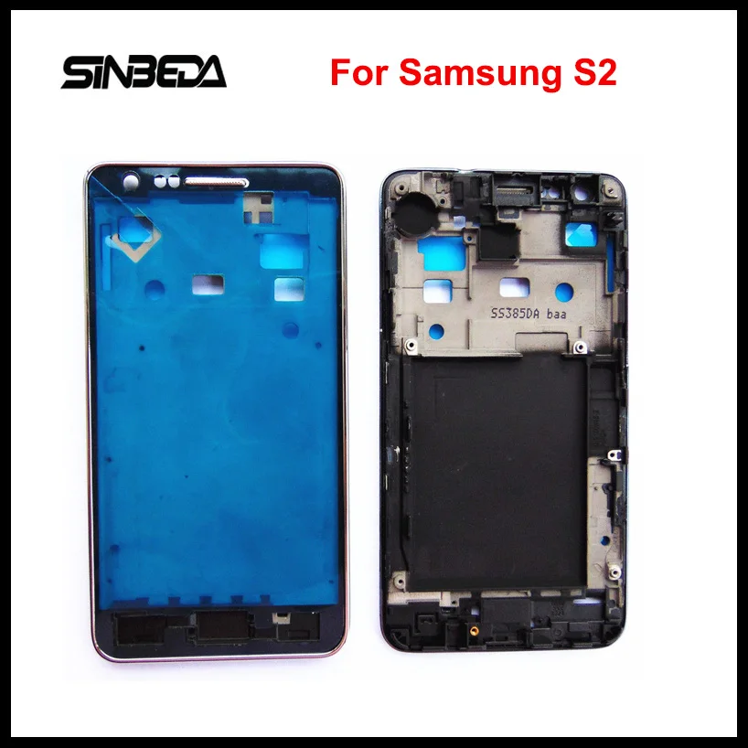 

Sinbeda Silver or Black For Samsung Galaxy S2 i9100 Faceplate LCD Front Housing Bezel Middle Frame